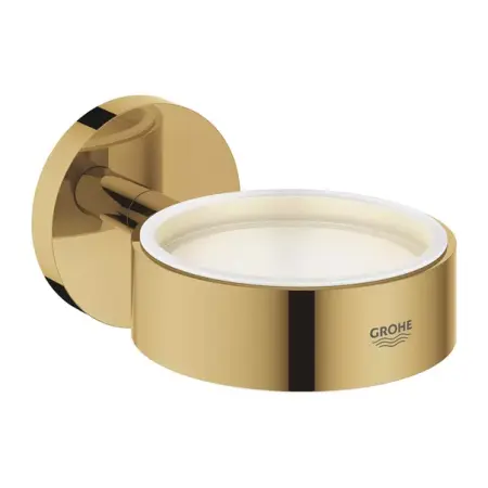 Accesorii lavoar - Suport Grohe Essentials pentru pahar sau savoniera auriu lucios Cool Sunrise