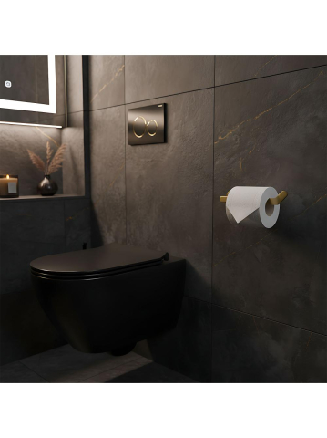 Suport hârtie igienică 109 Til auriu periat [4]