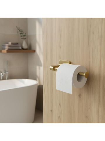 Suport hârtie igienică 5909 Nico auriu periat [5]