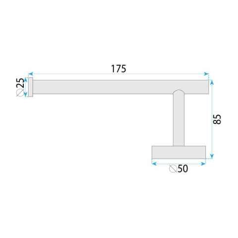 Suport hârtie igienică 6611 Modern cupru periat [8]