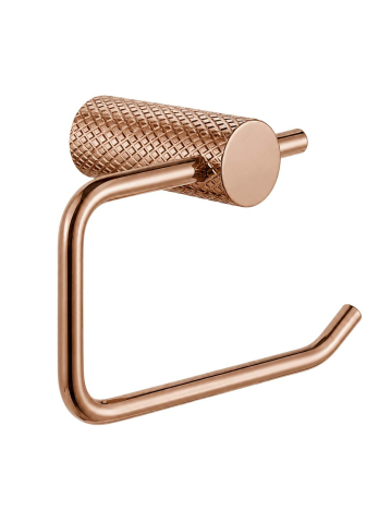 Accesorii toaleta - Suport hartie igienica Rea Otto A62309RG cupru 140x95x70 mm metal montaj suruburi