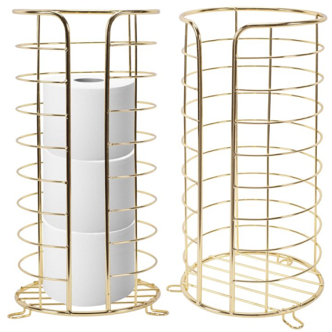 Accesorii toaleta - Suport hârtie igienică auriu P11899