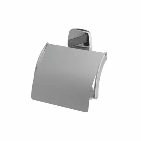 Accesorii toaleta - Suport hartie igienica cu aparatoare crom Bisk Oregon