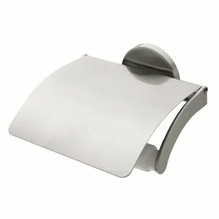 Accesorii toaleta - Suport hartie igienica cu aparatoare crom Bisk Virginia