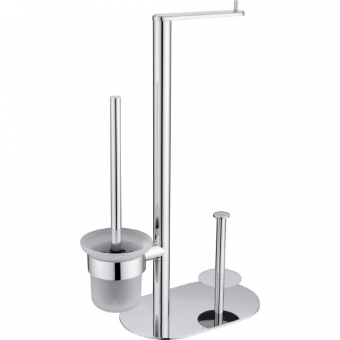 Accesorii toaleta - Suport hartie igienica Deante Round crom