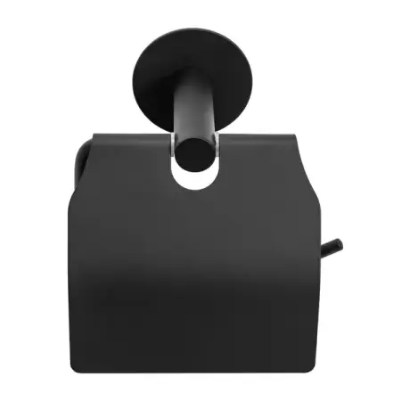 Suport hartie igienica Rea 322219A cu protectie finisaj negru mat [1]