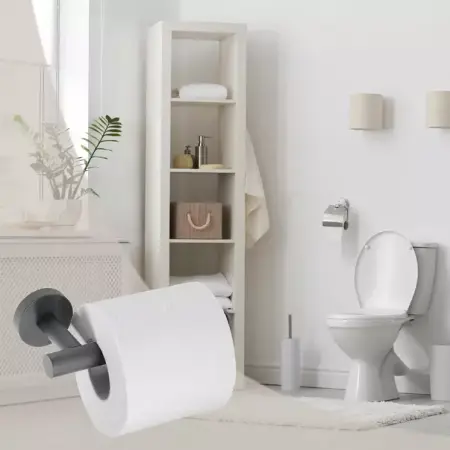 Accesorii baie - Suport hartie igienica Rea 322231A finisaj gri mat