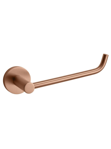 Accesorii baie - Suport hartie igienica Rea Leo 5609 cupru periat metal 175x50x70 mm