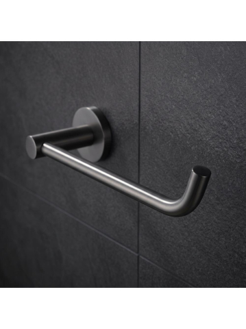 Suport hartie igienica Rea Leo 5609 titan metal 175x50x70 mm [3]