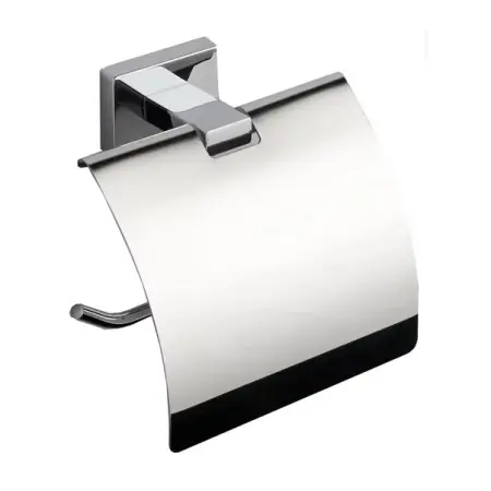 Accesorii baie - Suport hartie igienica Rea Oste 05 crom lucios cu protectie