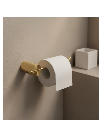 Suport hârtie igienică Tomi 5809 auriu periat [1]