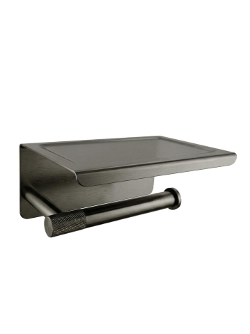 Accesorii toaleta - Suport pentru hârtie igienică cu poliță 6613 Modern Titan