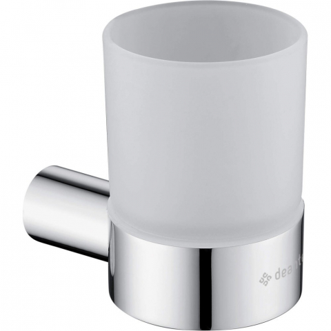 Accesorii baie - Suport periute de dinti Deante Round crom