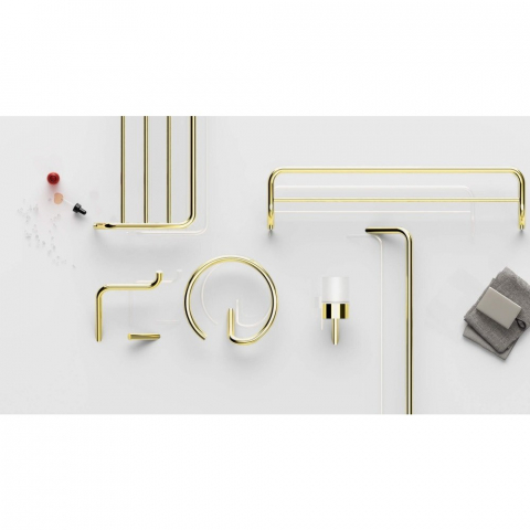 Suport periute de dinti Deante Silia auriu [1]