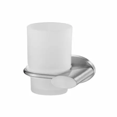 Accesorii lavoar - Suport periute de dinti nichel satinat Bisk Side