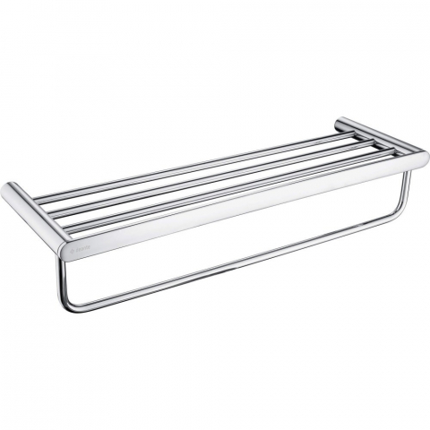 Accesorii baie - Suport prosop Deante Round crom