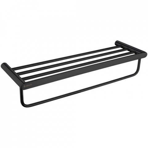 Accesorii baie - Suport prosop Deante Round negru