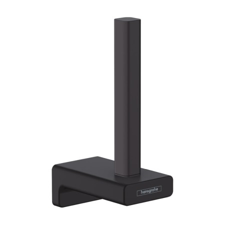 Accesorii toaleta - Suport rezerva pentru hartie igienica, Hansgrohe, AddStoris, negru mat