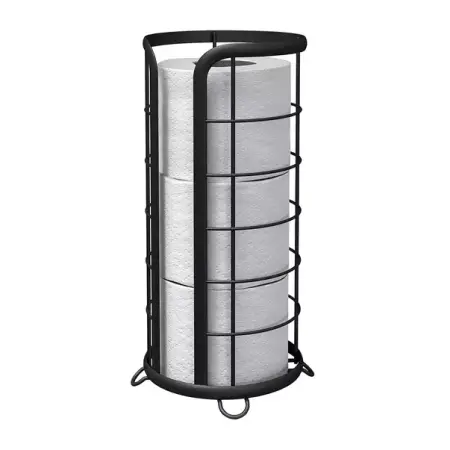 Accesorii toaleta - Suport role hartie igienica Rea 322743A finisaj negru mat