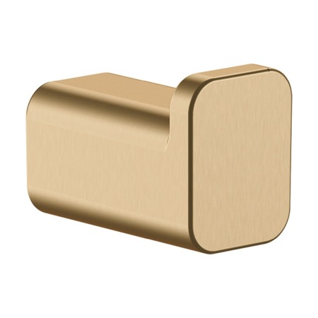 Accesorii baie - Suport simplu prosop Hansgrohe, AddStoris, bronz periat
