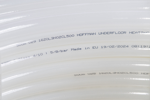Teava PE-RT PE-XA - Teava PE-XA pentru incalzire in pardoseala, produsa in Romania, 16x2 mm, colac 500 ml, Hoffman Underfloor Heating