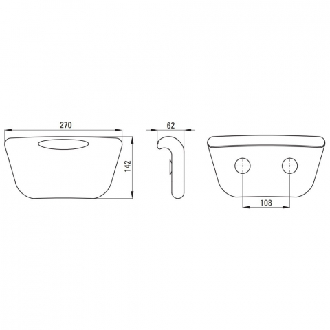 Tetiera neagra pentru cada Deante A_QA [3]