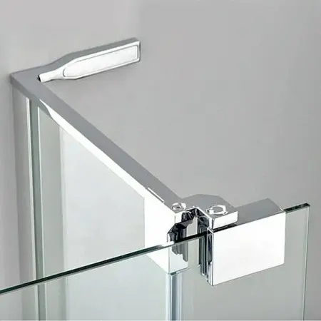 Usa de dus pivotanta GDO1N/900, H.2000, profil crom, sticla transparenta [3]