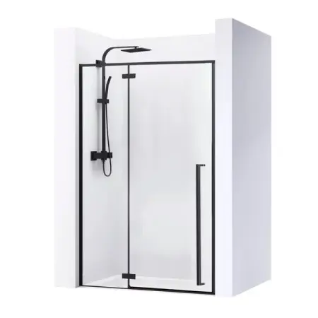 Usi batante - Usa de nisa batanta Rea Fargo 120 cm sticla 6 mm negru