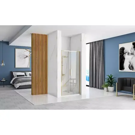 Usa de nisa culisanta Rea Rapid Slide 130 cm sticla 6 mm auriu [4]