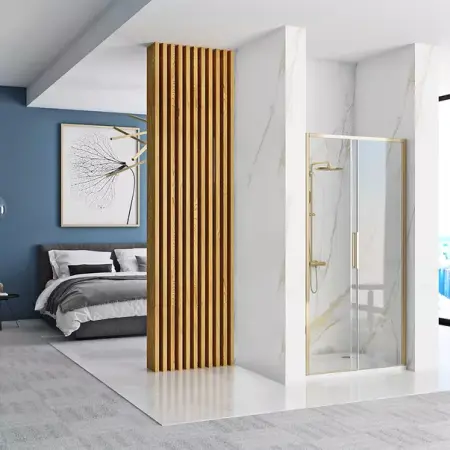 Usa de nisa culisanta Rea Rapid Slide 150 cm sticla 6 mm auriu [1]