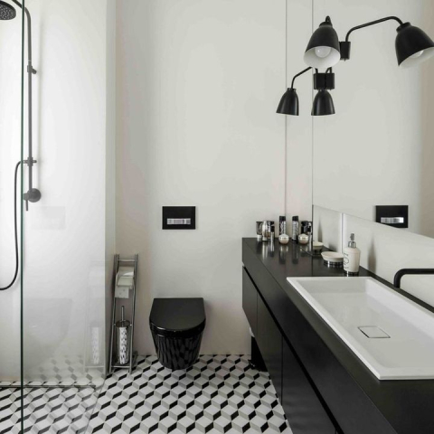 Vas Toaleta Calani Loyd Slim negru [5]