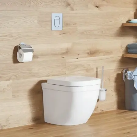 Accesorii toaleta - Vas toaleta pe pardoseala Grohe Euro Ceramic Rimless Triple Vortex pentru rezervor incastrat