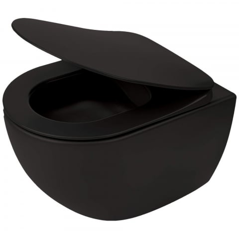 Obiecte Sanitare - Vas WC Deante Peonia negru