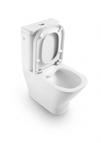 Vas WC complet monobloc Roca The Gap Rimless alb [1]