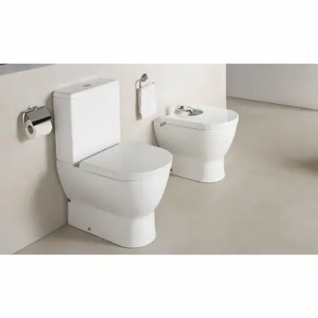 Vas WC pe pardoseala compact Gala Emma Rounded BTW alb lucios [1]