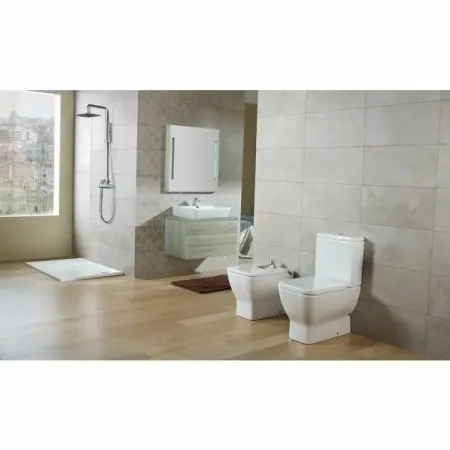Vas WC pe pardoseala Gala Emma Square Rimless BTW alb lucios [1]
