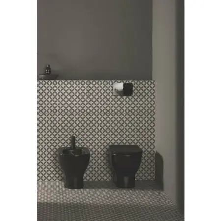 Vas wc pe pardoseala Ideal Standard Tesi AquaBlade back-to-wall negru mat [2]