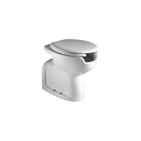 Vase wc statative - Vas WC pentru persoane cu dizabilitati, Hatria, Autonomy, cu deschidere frontala, alb