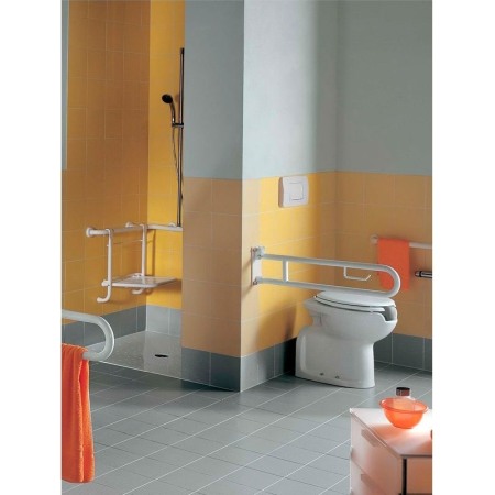Vas WC pentru persoane cu dizabilitati, Hatria, Autonomy, cu deschidere frontala, alb [2]