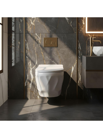 Vas WC Rea Gustavo Rimless alb [3]