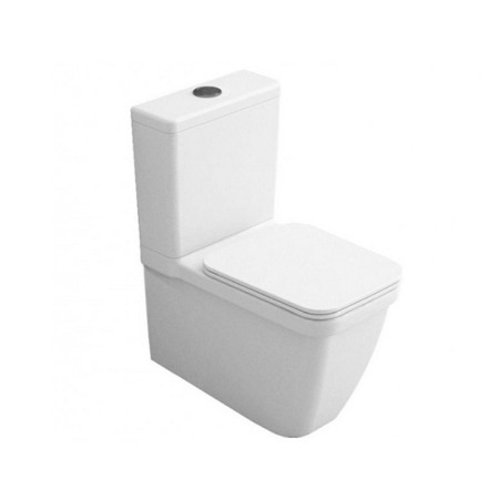 Seturi vase wc monobloc - Vas WC stativ, Hatria, Erika Pro Q, back-to-wall, monobloc, alb