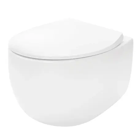Obiecte Sanitare - Vas WC suspendabil Lars Alb, Rea