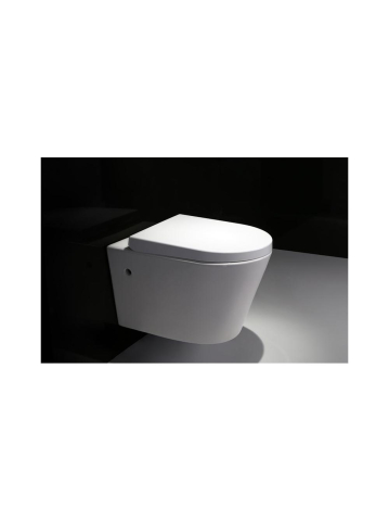 Vas WC suspendabil Rea Tito Rimless Alb [5]