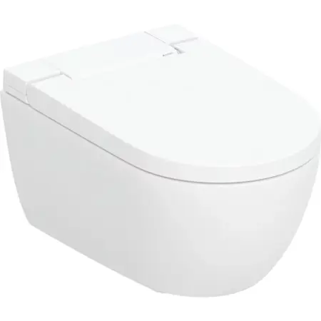 Obiecte Sanitare - Vas wc suspendat cu capac softclose si functie bideu Geberit AquaClean Alba