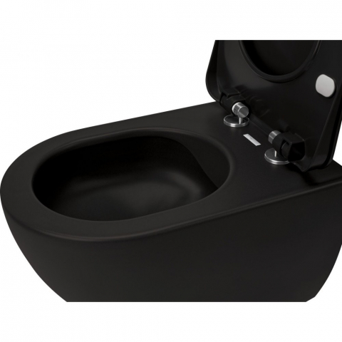 Vas WC suspendat Deante Peonia Zero negru mat [3]
