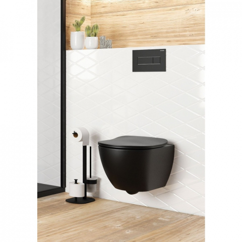 Vas WC suspendat Deante Peonia Zero negru mat [4]