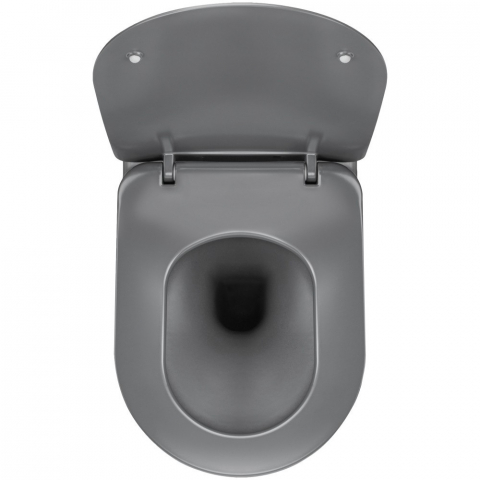 Vas WC suspendat Deante Peonia Zero titan antracit [2]