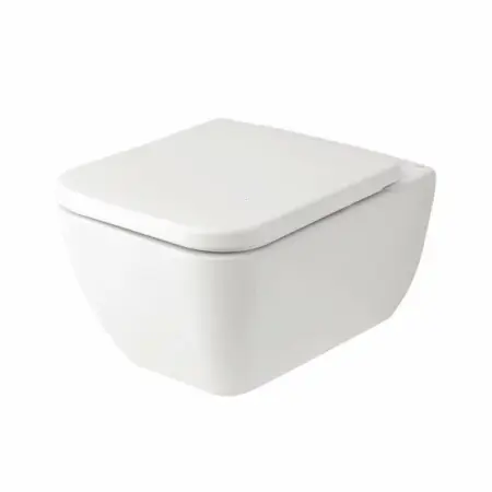 Obiecte Sanitare - Vas WC suspendat Gala Emma Square finisaj alb lucios