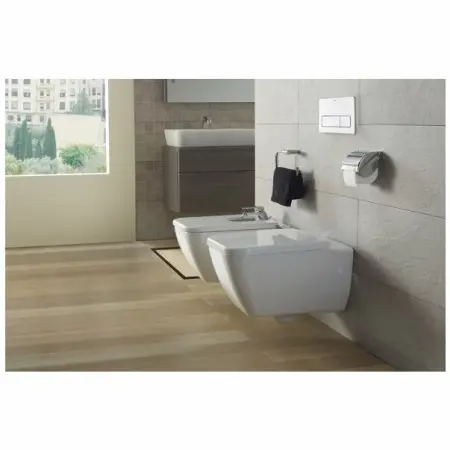 Vas WC suspendat Gala Emma Square Rimless alb lucios [1]