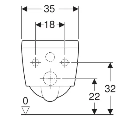 Vas wc suspendat Geberit Xeno2 rimfree cu spalare verticala alb [2]